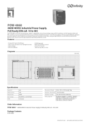 LevelOne POW-4860 Datasheet