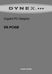 Dynex DX-PCIGB User Manual (English)