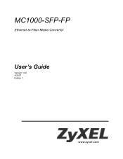 ZyXEL Media Converters User Guide