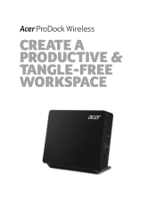 Acer ProDock Wireless Product Brief