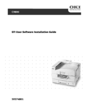 Oki C9800hdn EFI User Software Installation Guide