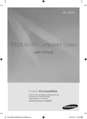 Samsung MX-JS8000 User Manual