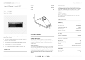 Fisher and Paykel HP30IDCHX4 Quick Reference guide