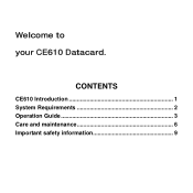 Haier CE610 User Manual