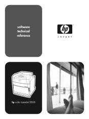 HP Color LaserJet 5500 HP Color LaserJet 5500 series printers - Software Technical Reference Manual