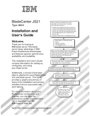 IBM JS21 Installation Guide
