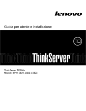 Lenovo ThinkServer TD200x (Italian) Installation and User Guide