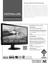 ViewSonic VG2732m-LED VG2732m-LED Datasheet Low Res (English, US)