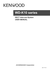 Kenwood WD-K10PBS User Manual