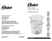 Oster Double Tiered Food Steamer Instruction Manual