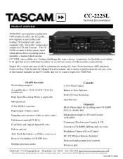 TASCAM CC-222SL Technical Documentation