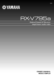 Yamaha RX-V795a Owner's Manual