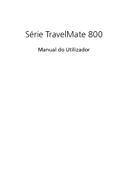 Acer TravelMate 800 TravelMate 800 User's Guide PT