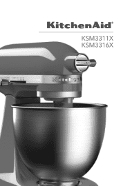 KitchenAid KSM3316XER Use and Care