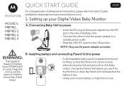 Motorola MBP481 Quick Start Guide