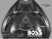 Boss Audio CX8 User Manual in English