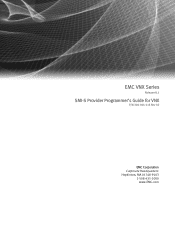 Dell VNX-F7000 SMI-S Provider Programmer s Guide for VNX 8.1