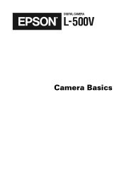 Epson L500V Camera Basics