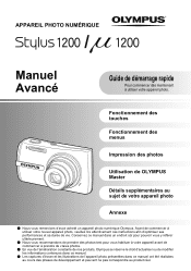Olympus STYLUS1200 Stylus 1200 Manuel Avancé (Français)