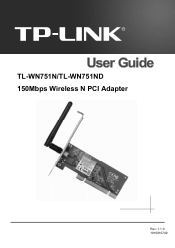 TP-Link TL-WN751N TL-WN751N V1.0 User Guide