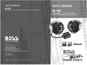 Boss Audio MC750B User Manual