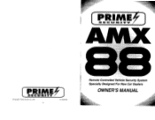 Clifford Prime AMX 88 Owners Guide