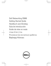 Dell S5000 Dell Networking  Getting Started Guide