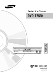 Samsung DVD-TR520 Quick Guide (easy Manual) (ver.1.0) (English)