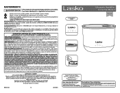 Lasko UH250 User Manual