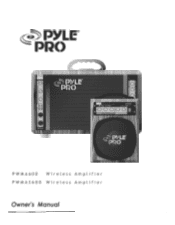 Pyle PWMA3600 PWMA600 Manual 1