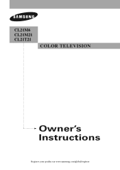 Samsung CL-21M21EQ User Manual (user Manual) (ver.1.0) (English)