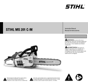 Stihl MS 201 C-EM Product Instruction Manual