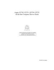 Acer Aspire 3750Z Service Guide