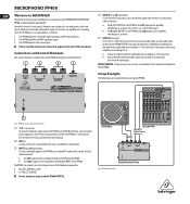 Behringer PP400 Manual