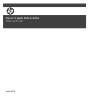 HP 6120XG HP ProCurve Series 6120 Blade Switches Access Security Guide