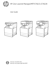HP Color LaserJet Managed MFP E78223-E78228 User Guide