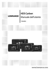 Lowrance HDS Carbon 16 - TotalScan Transducer Manuale dellutente