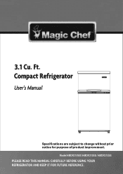 Magic Chef HMDR310SE User Manual