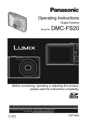 Panasonic DMC FS20 Digital Still Camera