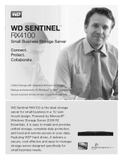 Western Digital Sentinel RX4100 Product Specifications