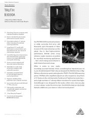 Behringer B3030A Product Information Document