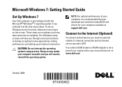 Dell Inspiron 537s Microsoft Windows 7: Getting Started Guide