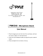 Pyle PMKS40 PMKS40 Manual 1
