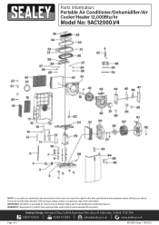 Sealey SAC12000 Parts Diagram