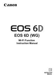 Canon EOS 6D Instruction Manual