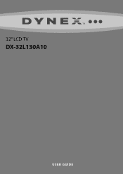 Dynex DX-32L130A10 User Manual (English)