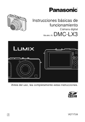 Panasonic DMC LX3 Digital Still Camera - Spanish