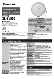 Panasonic SL-SV590A Port.cd Player
