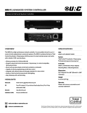 URC MRX-5 Spec Sheet