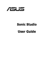 Asus Xonar U7 MKII Sonic Studio User GuideEnglish